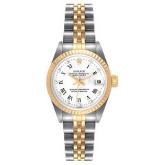 Rolex Datejust Steel Yellow Gold Diamond Ladies Watch 69173