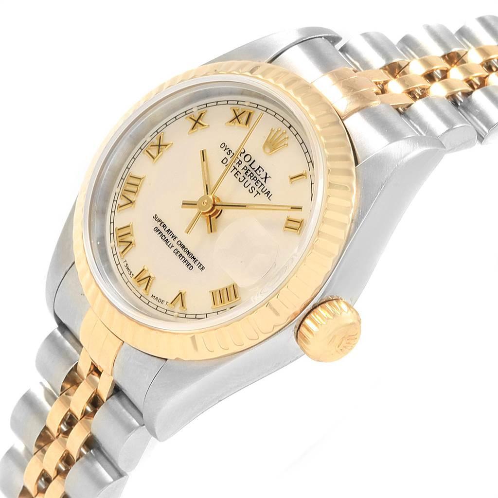 Rolex Datejust Steel Yellow Gold Ladies Watch 69173 Box Papers For Sale 2