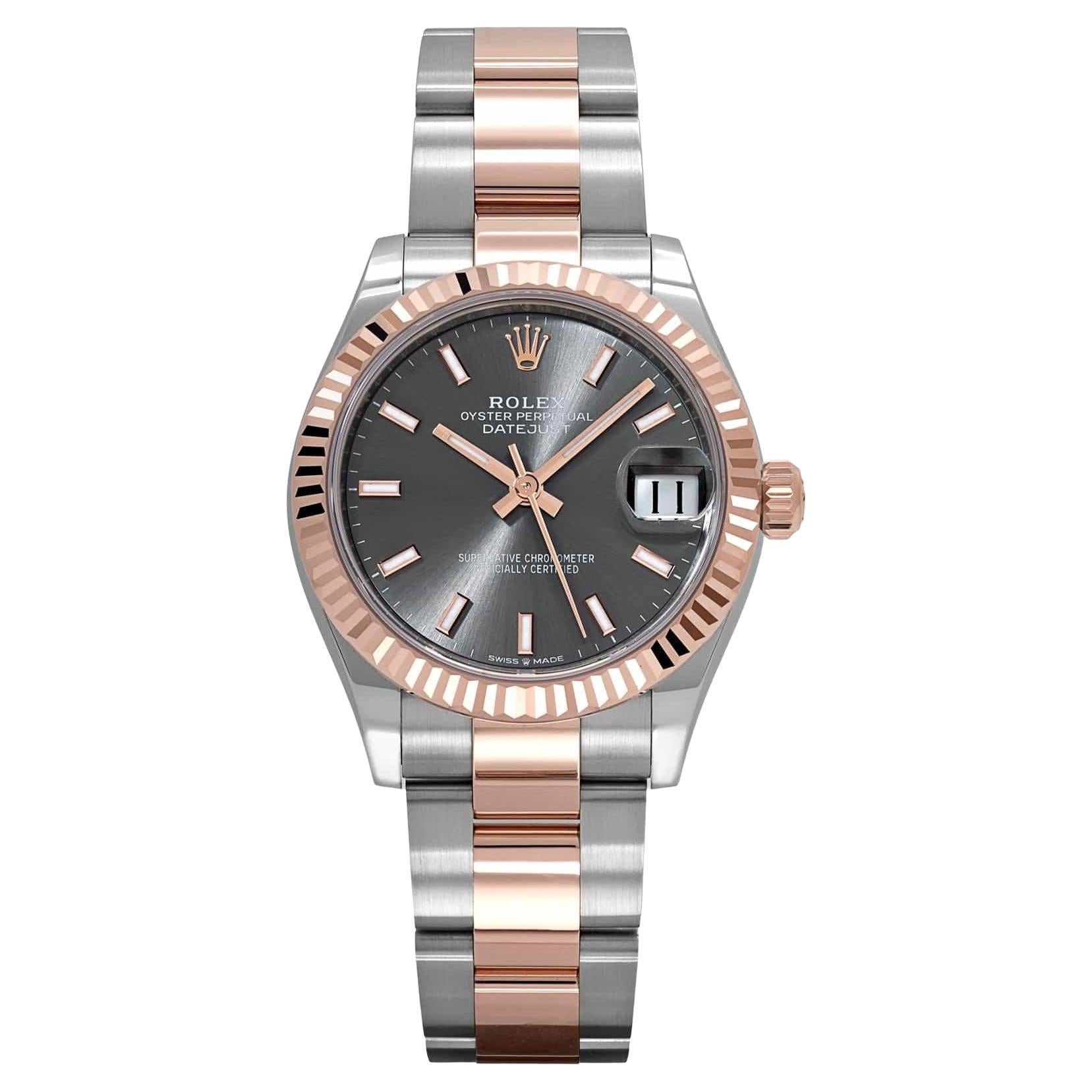 Rolex Datejust 278271 Roségold Edelstahl Schiefer Zifferblatt Oyster (2025)