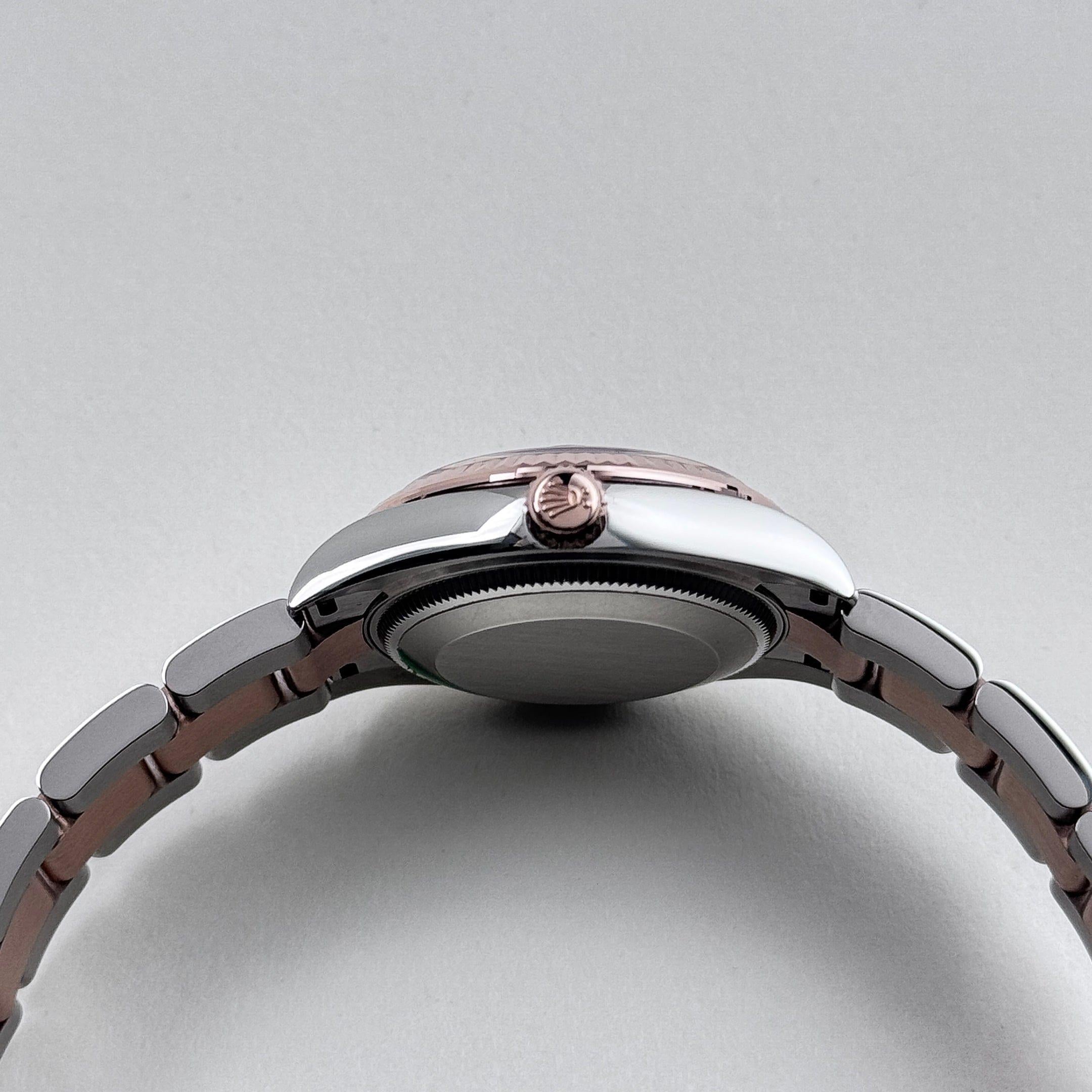 Rolex Datejust 278271 Rose Gold Stainless Steel Slate Dial Oyster (2025) For Sale 2