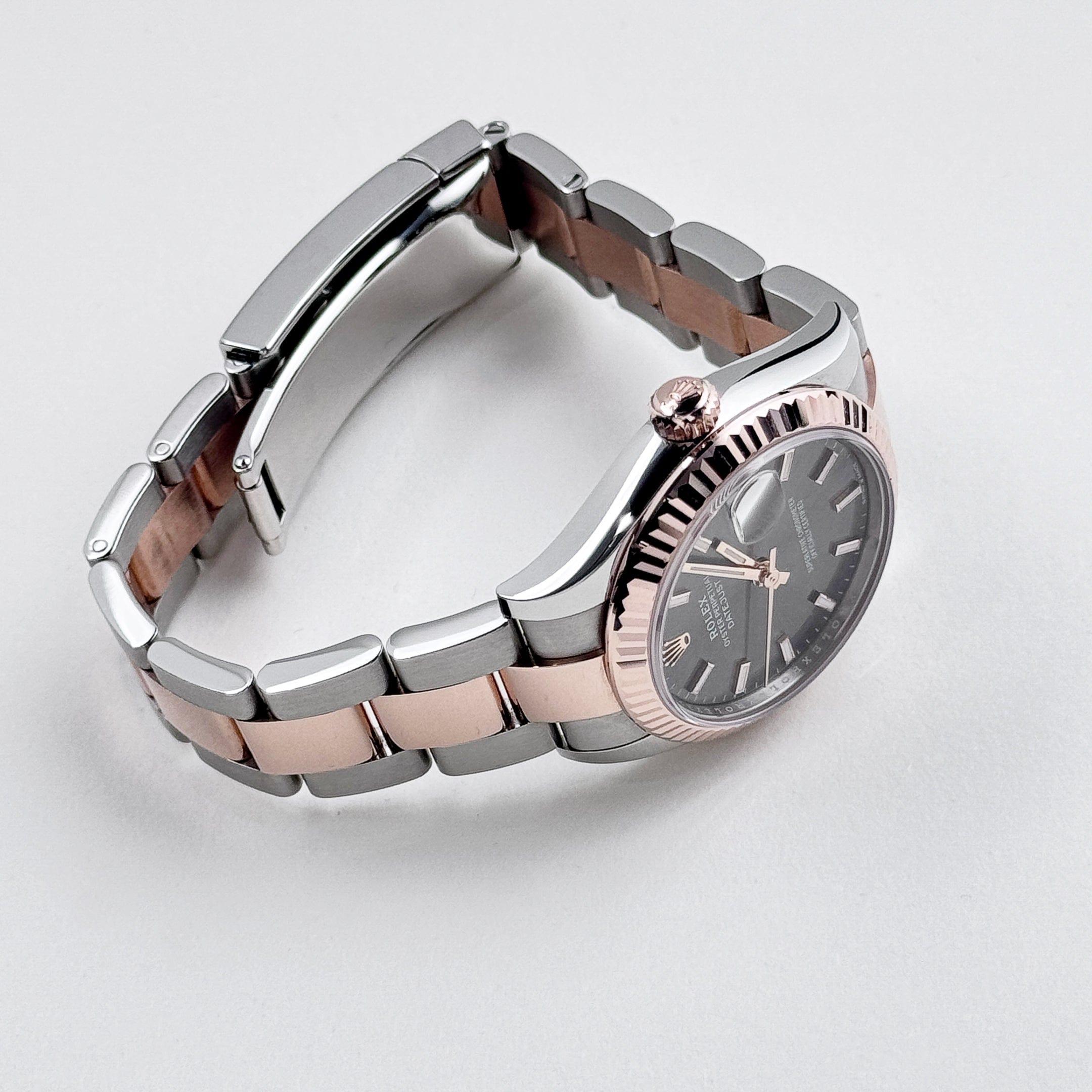 Rolex Datejust 278271 Rose Gold Stainless Steel Slate Dial Oyster (2025) For Sale 1