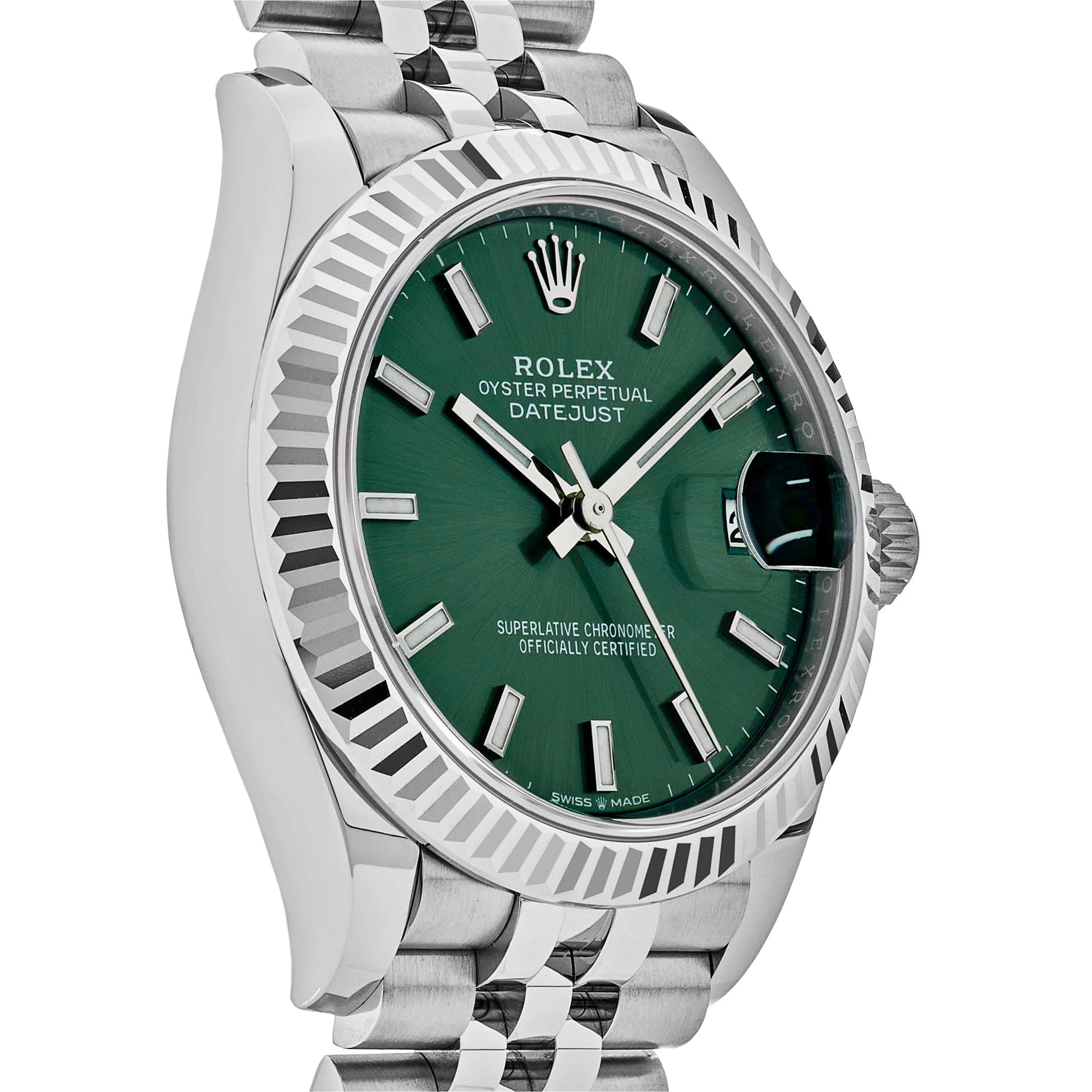 Rolex Datejust 278274 'Ladies' Edelstahl Grünes Zifferblatt (2025) Damen im Angebot