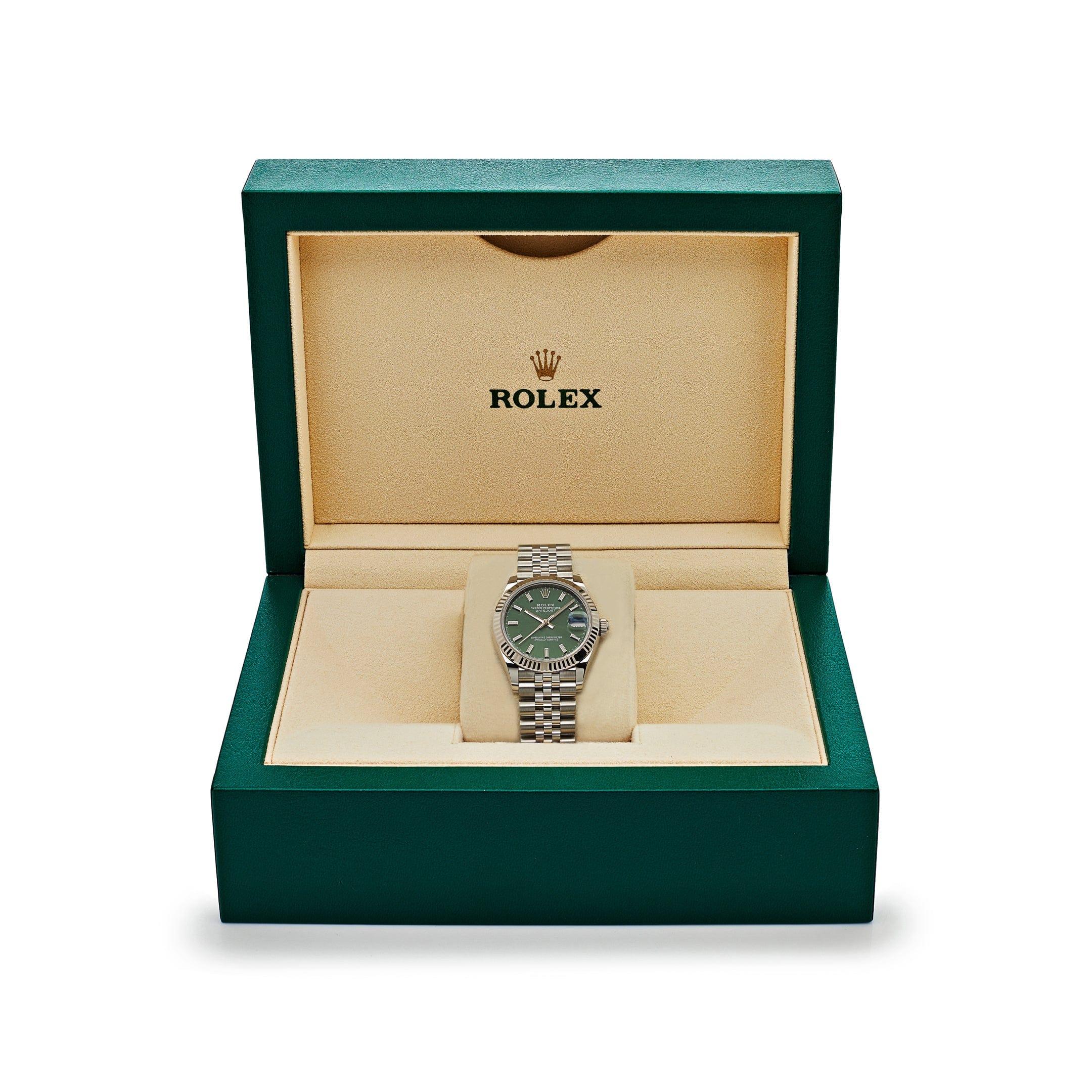 Rolex Datejust 278274 'Ladies' Edelstahl Grünes Zifferblatt (2025) im Angebot 3