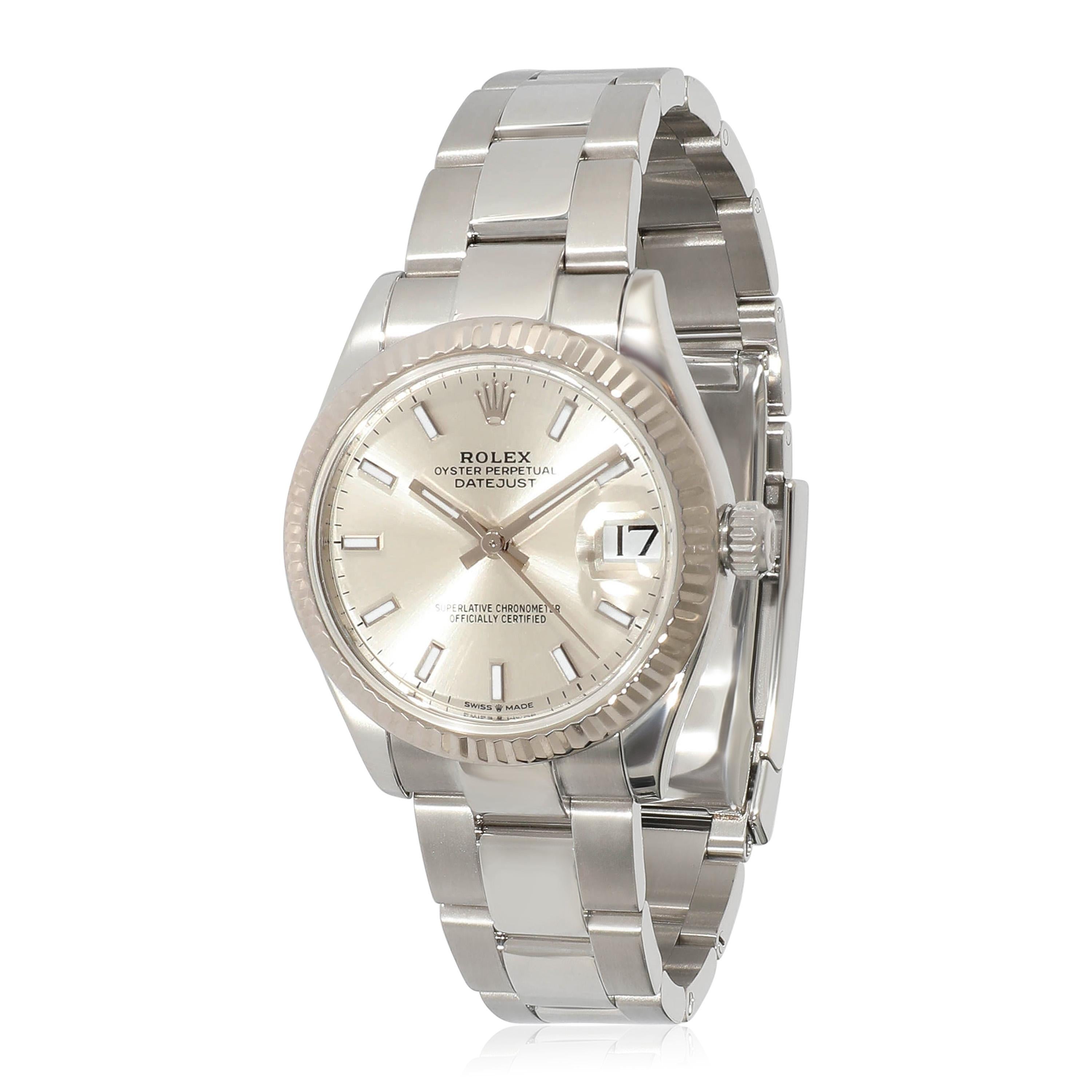 Rolex Datejust 278274 Unisex Watch in 18kt Stainless Steel/White Gold For Sale 4