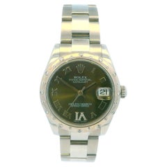 Rolex Datejust 278344RBR Diamond Bezel Midsize Ladies Watch