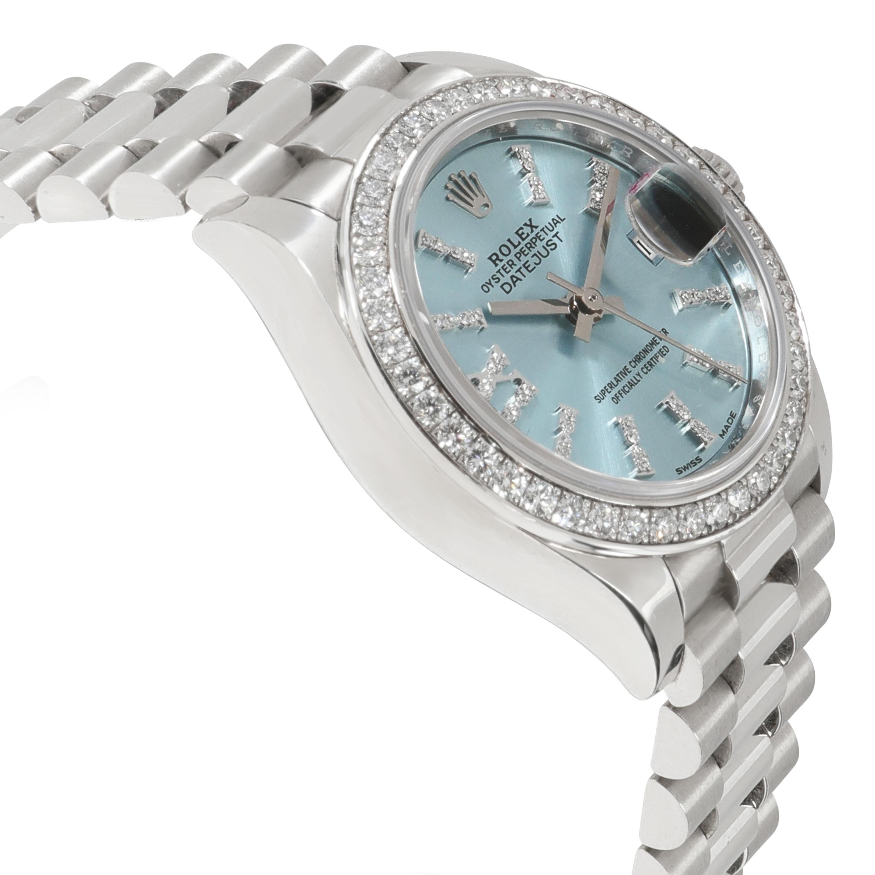 Rolex Rolex Datejust 279136RBR Damenuhr aus Platin 1