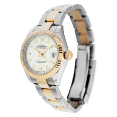 Rolex Datejust 279173 aus Edelstahl mit silbernem Zifferblatt 28mm Automatikuhr