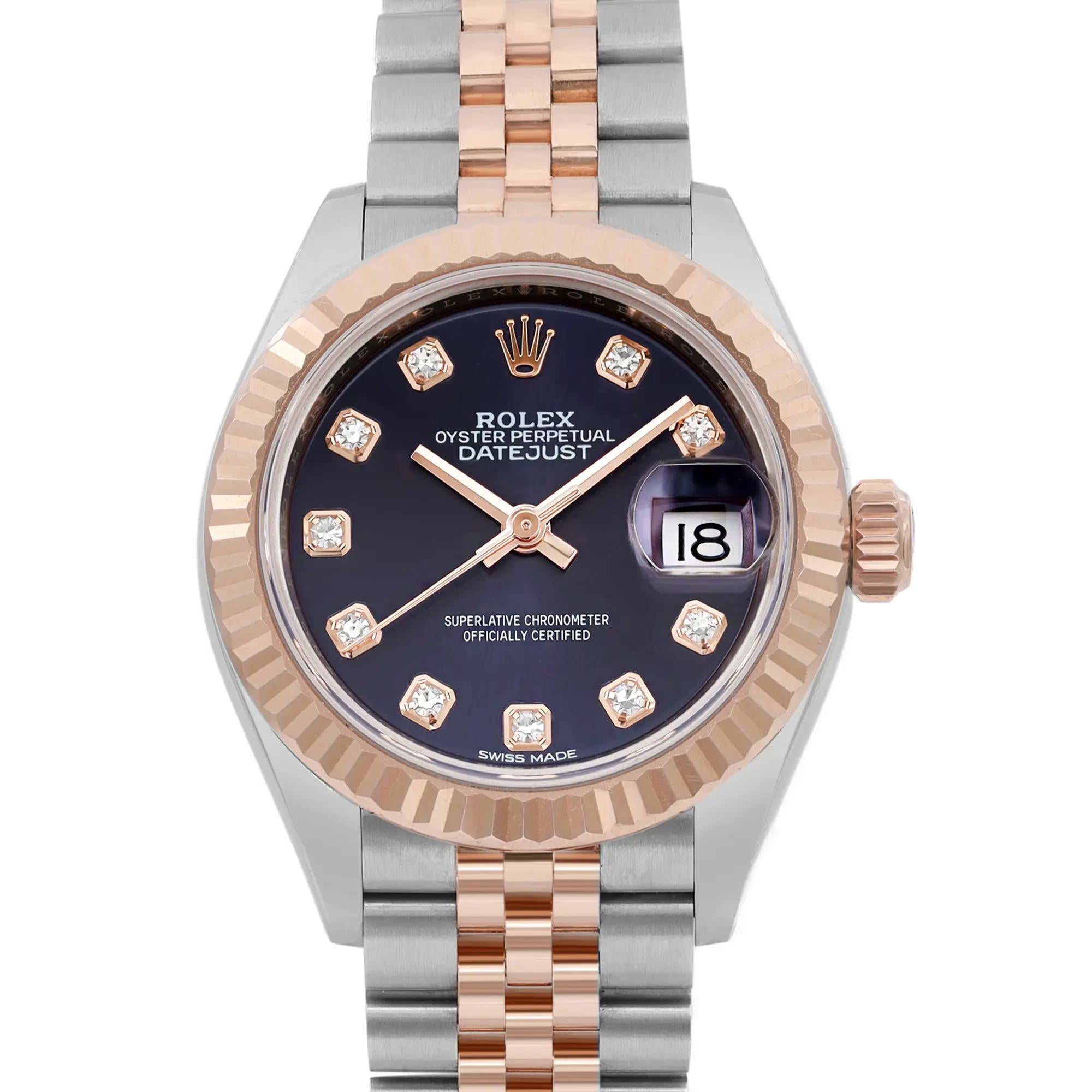 Gebrauchter, neuwertiger Zustand. Kommt mit Originalverpackung und Papieren.

Allgemeine Informationen
Marke: Rolex
Modell: Datejust 279171
Modellnummer: 279171
Land/Gebiet der Herstellung: Schweiz
Stil: Luxus
Herstellungsjahr: 2017
Vintage By: