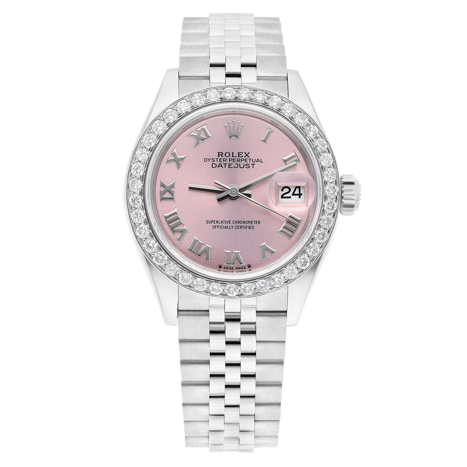 This stunning  Rolex Datejust 28 wristwatch is a true masterpiece of Swiss craftsmanship and luxury design. With a sleek, stainless steel case and jubilee bracelet, this timepiece boasts a timeless and versatile style that can be dressed up or down