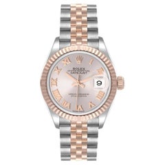 Rolex Datejust 28 Everose Rolesor Rose Dial Ladies Watch 279171