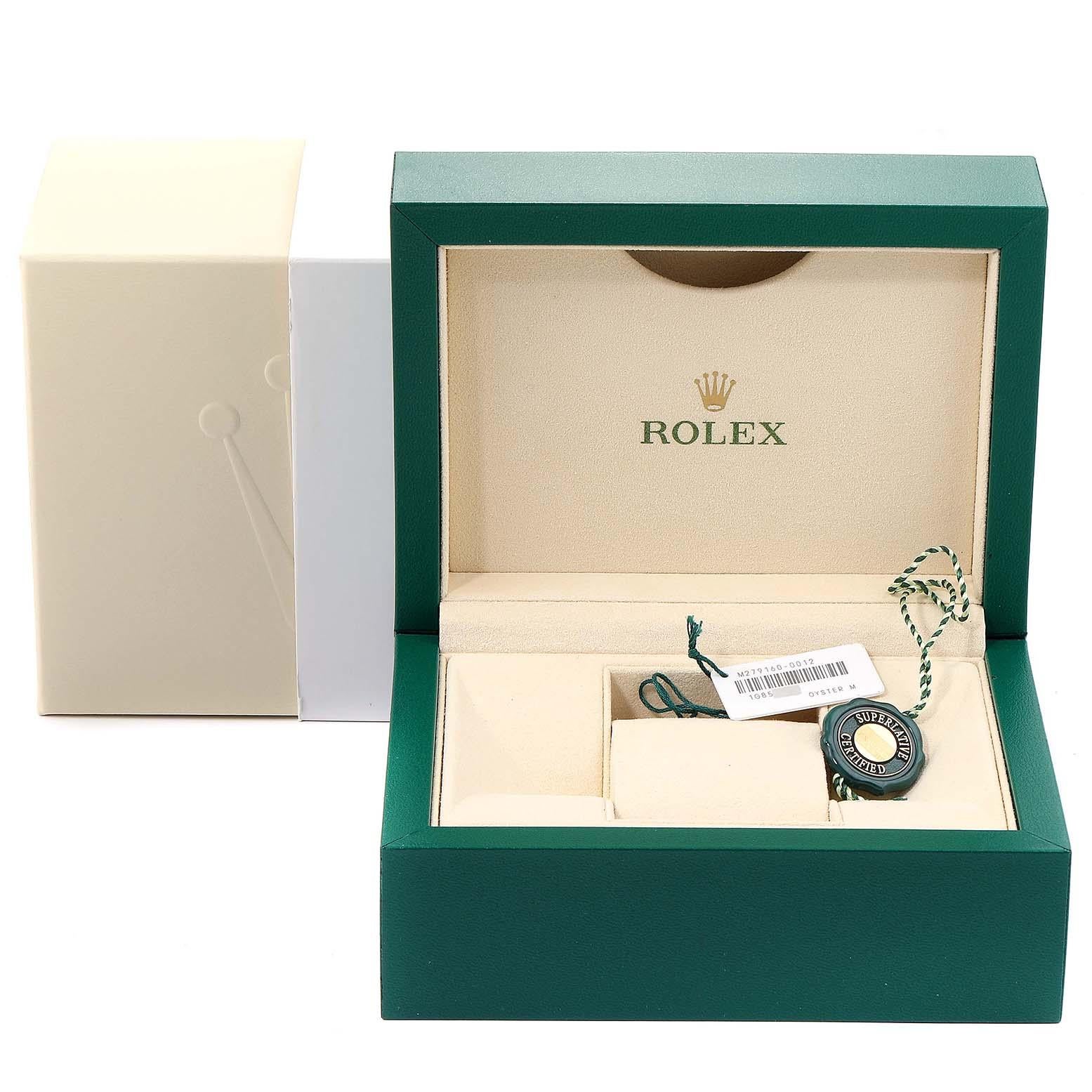 Rolex Datejust 28 Grey Dial Oyster Bracelet Steel Ladies Watch 279160 4