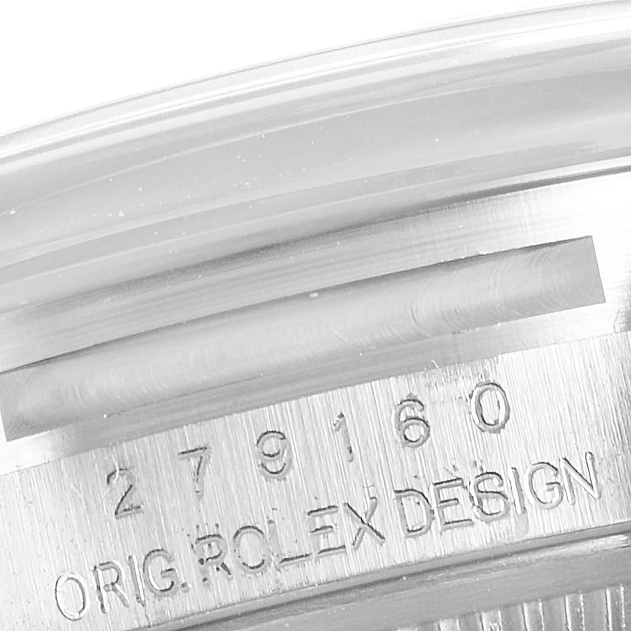 Rolex Datejust 28 Grey Dial Oyster Bracelet Steel Ladies Watch 279160 1