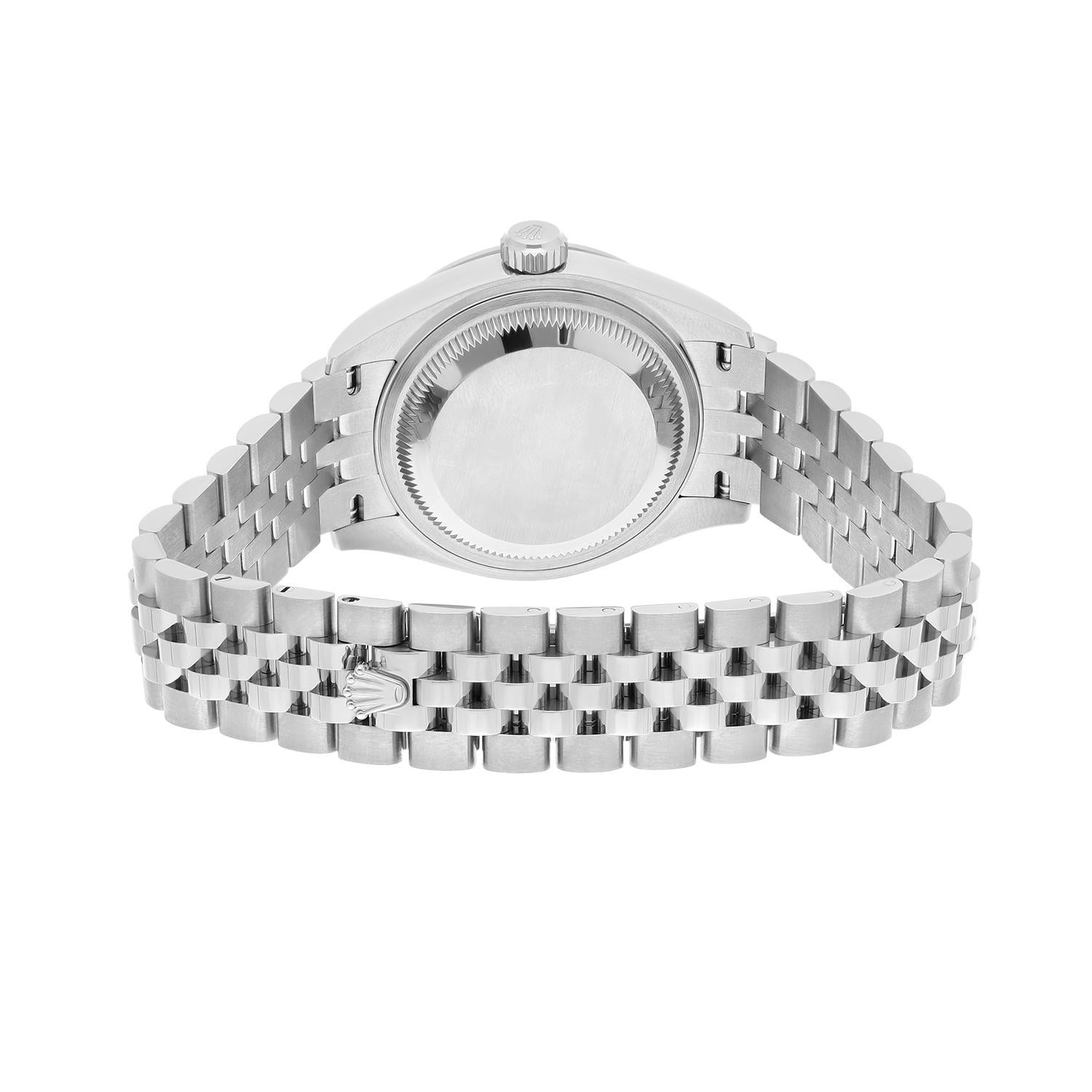 Rolex Datejust 28 Rosa Roman Domed Acciaio Inox Giubileo 279160 Mai Indossato in vendita 2