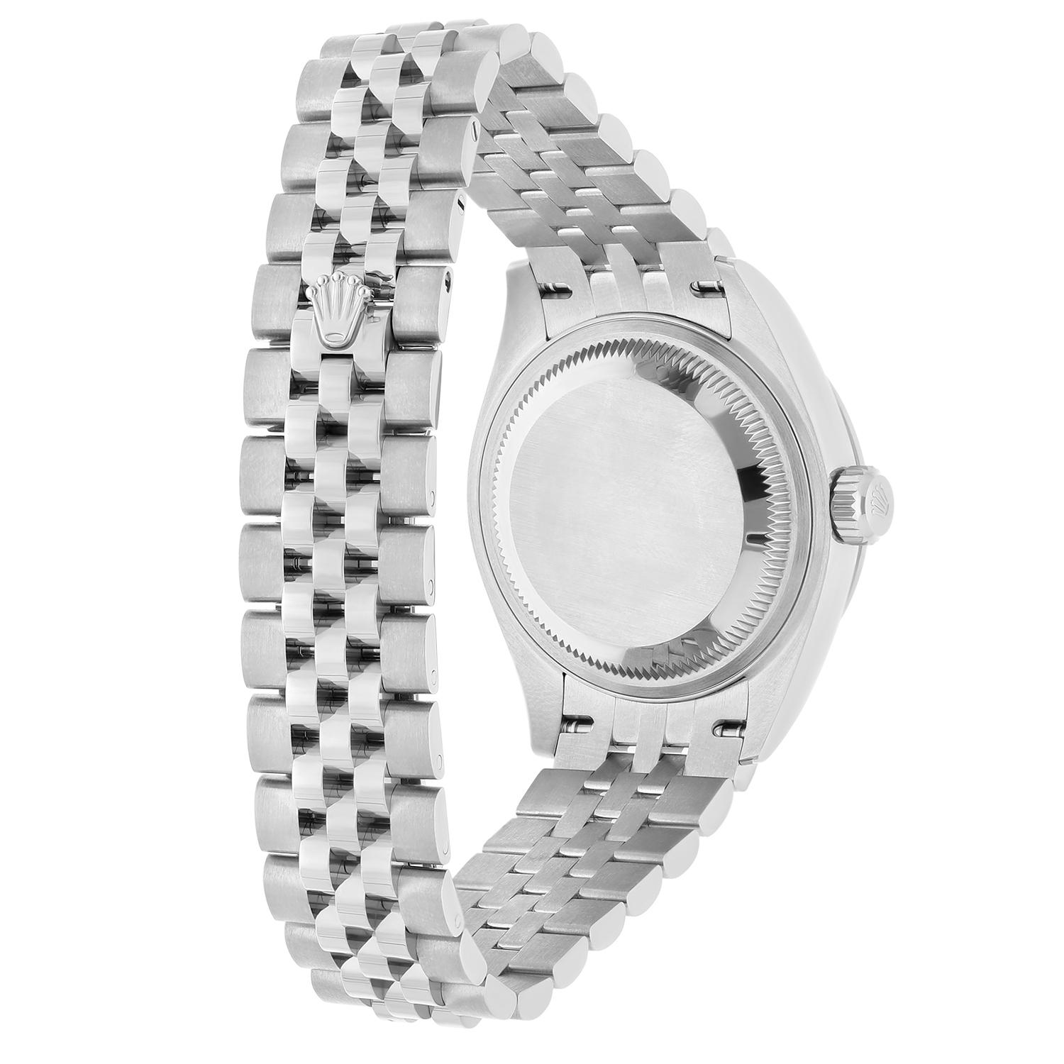 Rolex Datejust 28 Rosa Roman Domed Acciaio Inox Giubileo 279160 Mai Indossato in vendita 3