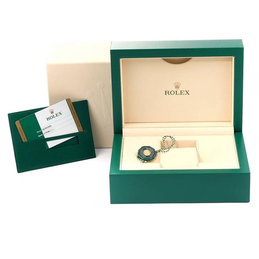 Rolex Datejust 28 Steel Rolesor Everose Gold Diamond Watch 279381 Unworn For Sale 5