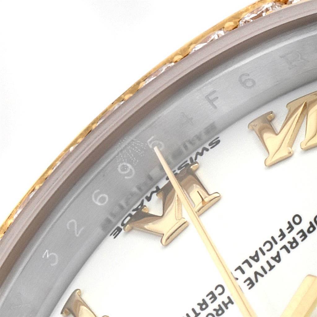 Rolex Datejust 28 Steel Rolesor Yellow Gold Diamond Ladies Watch 279383 For Sale 3