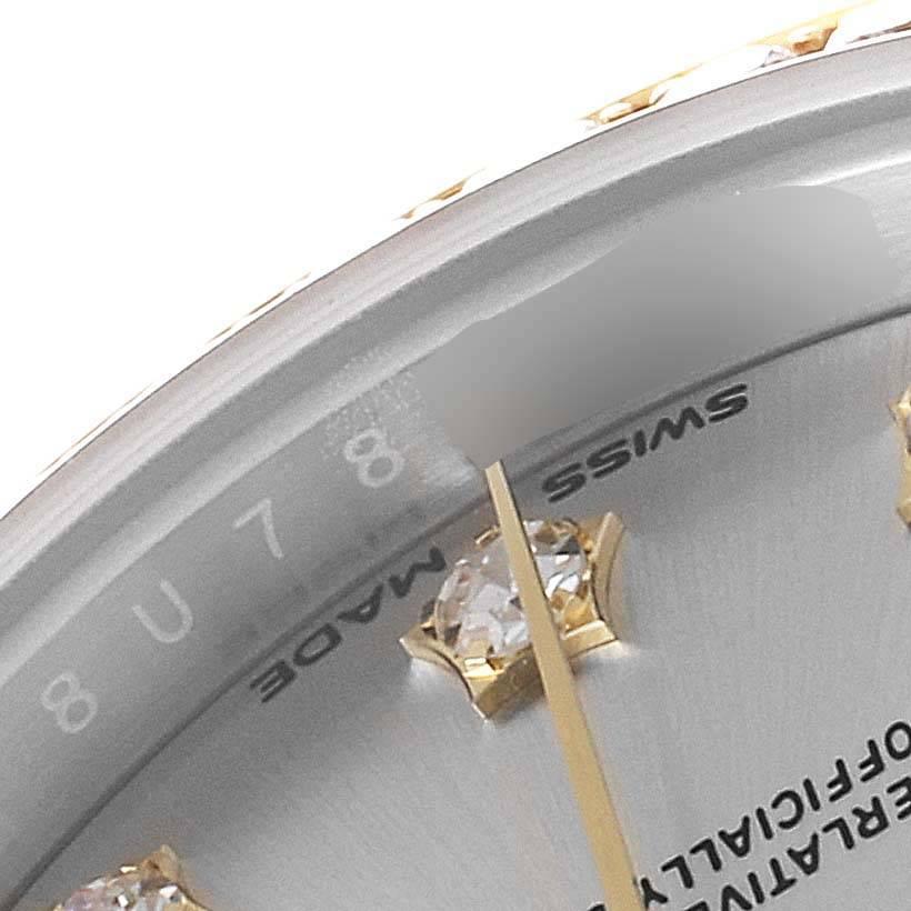 Rolex Datejust 28 Steel Rolesor Yellow Gold Diamond Watch 279383 Unworn In Excellent Condition In Atlanta, GA