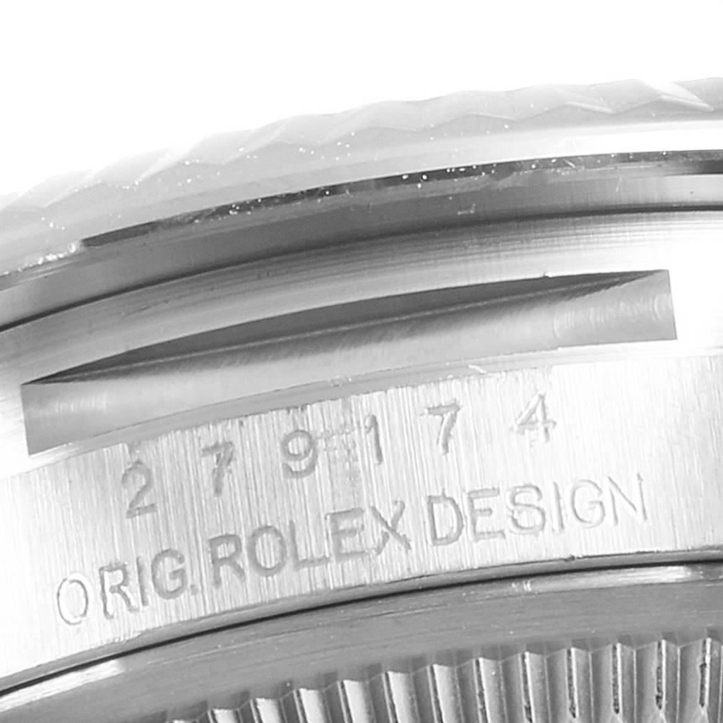 Rolex Datejust 28 Steel White Gold Oyster Bracelet Ladies Watch 279174 2