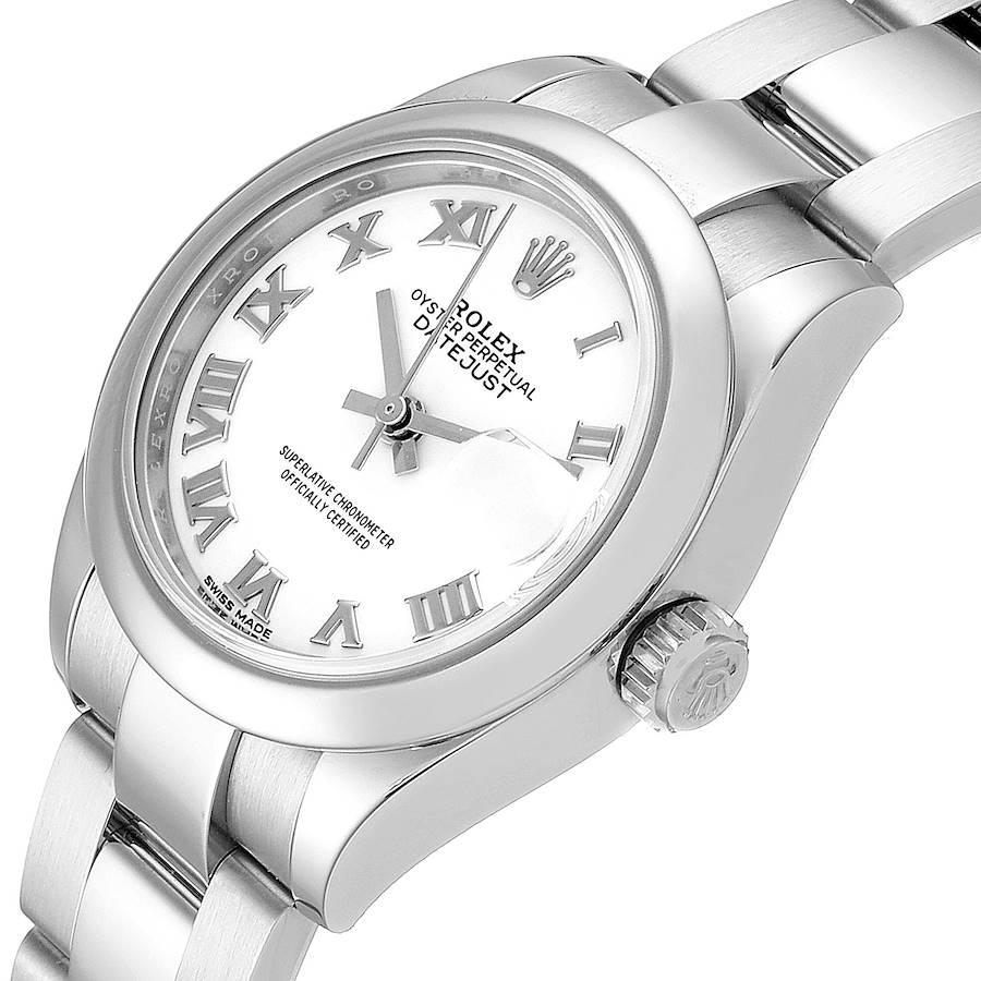 Women's Rolex Datejust 28 White Dial Steel Ladies Watch 279160 Box Card