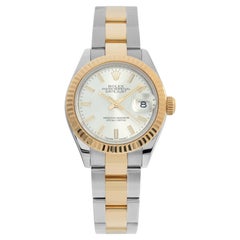 Rolex Datejust 18k Stainless Steel Wristwatch Ref 279173