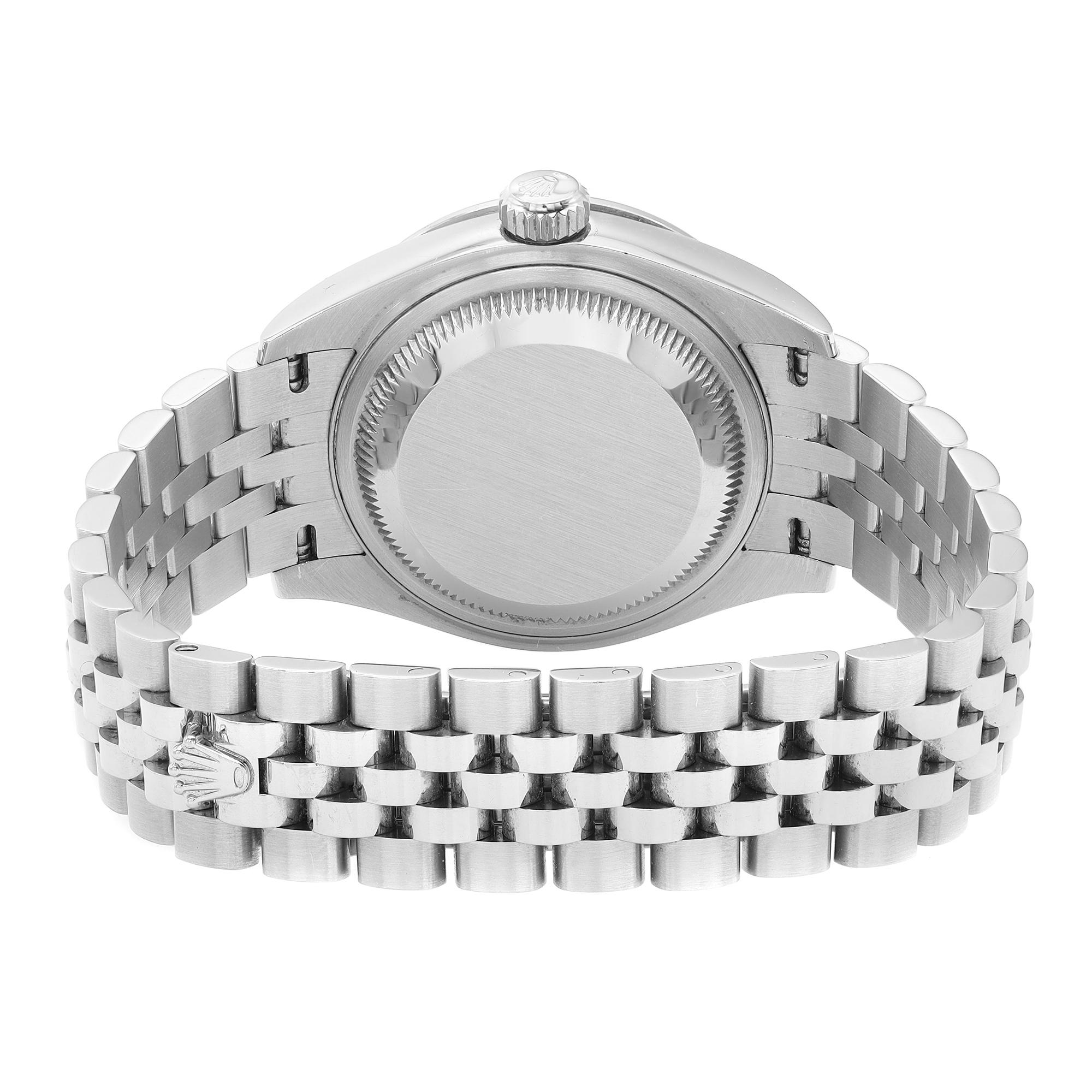 Rolex Datejust Steel MOP Diamond Dial Automatic Ladies Watch 279384RBR 1