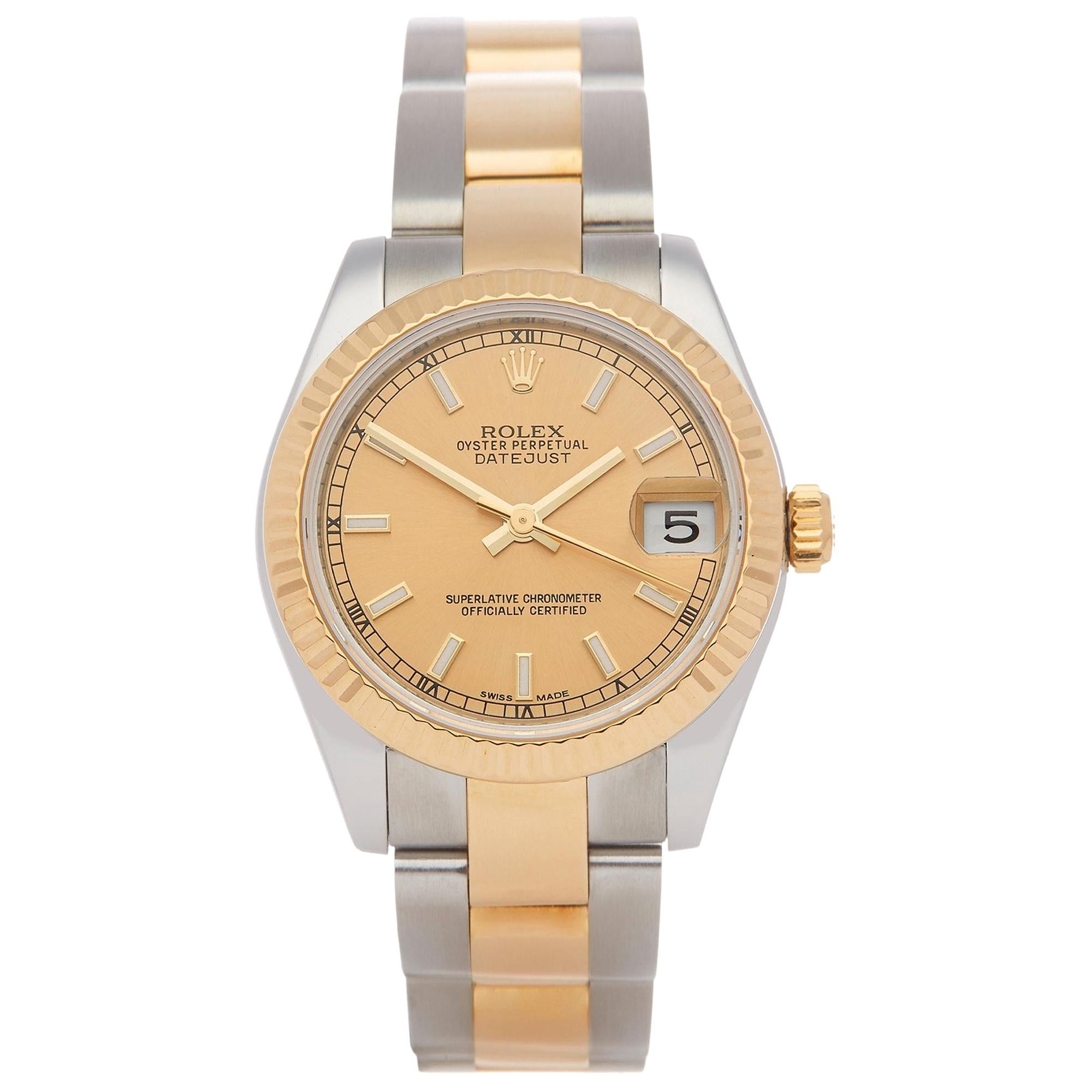 Rolex Datejust 31 178273 Ladies Stainless Steel and Yellow Gold 0 Watch