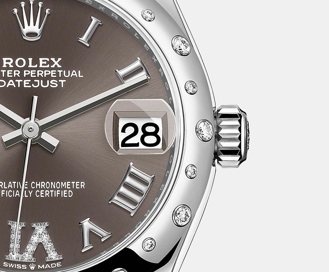 Unworn classic watch Rolex Datejust 31, Oystersteel, 18kt White Gold and diamonds, Ref# 278344RBR-0029 - luxury, elegance and practicality.

Make: Rolex
Model: Datejust 31
Reference: 278344RBR-0029
Diameter: 31 mm
Case material: Stainless Steel,