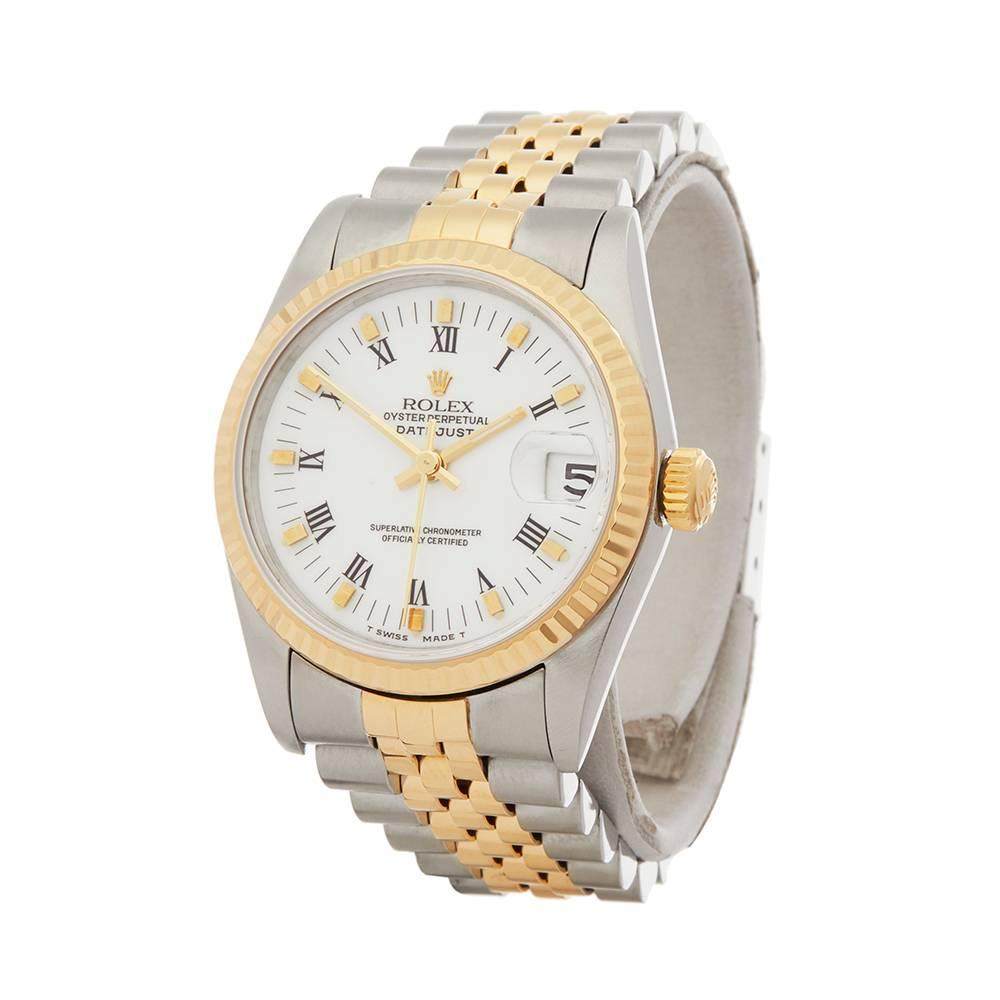 Ref: W5059
Manufacturer: Rolex
Model: Datejust
Model Ref: 68273
Age: 
Gender: Ladies
Complete With: Xupes Presenation Pouch & Guarantee
Dial: White Roman 
Glass: Sapphire Crystal
Movement: Automatic
Water Resistance: To Manufacturers