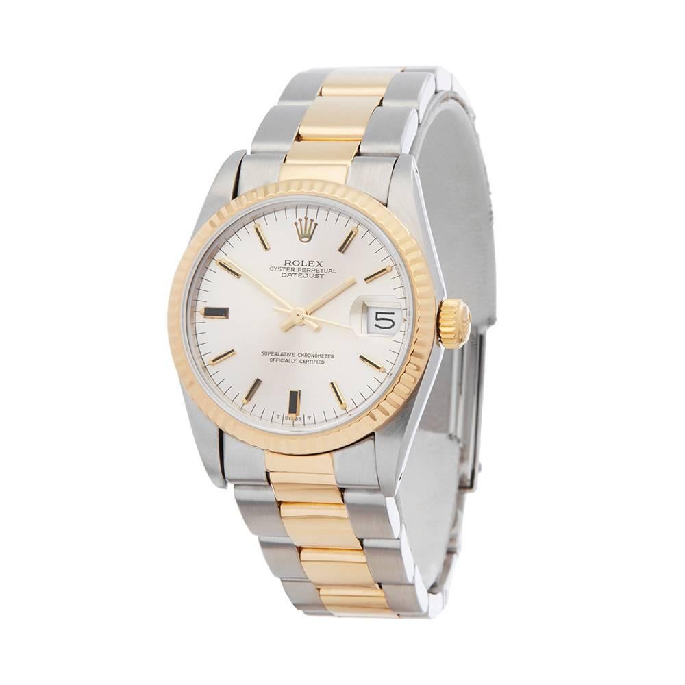 Ref: W4886
Manufacturer: Rolex
Model: Datejust
Model Ref: 68273
Age: 
Gender: Ladies
Complete With: Box Only
Dial: Silver Baton
Glass: Sapphire Crystal
Movement: Automatic
Water Resistance: To Manufacturers Specifications
Case: Stainless