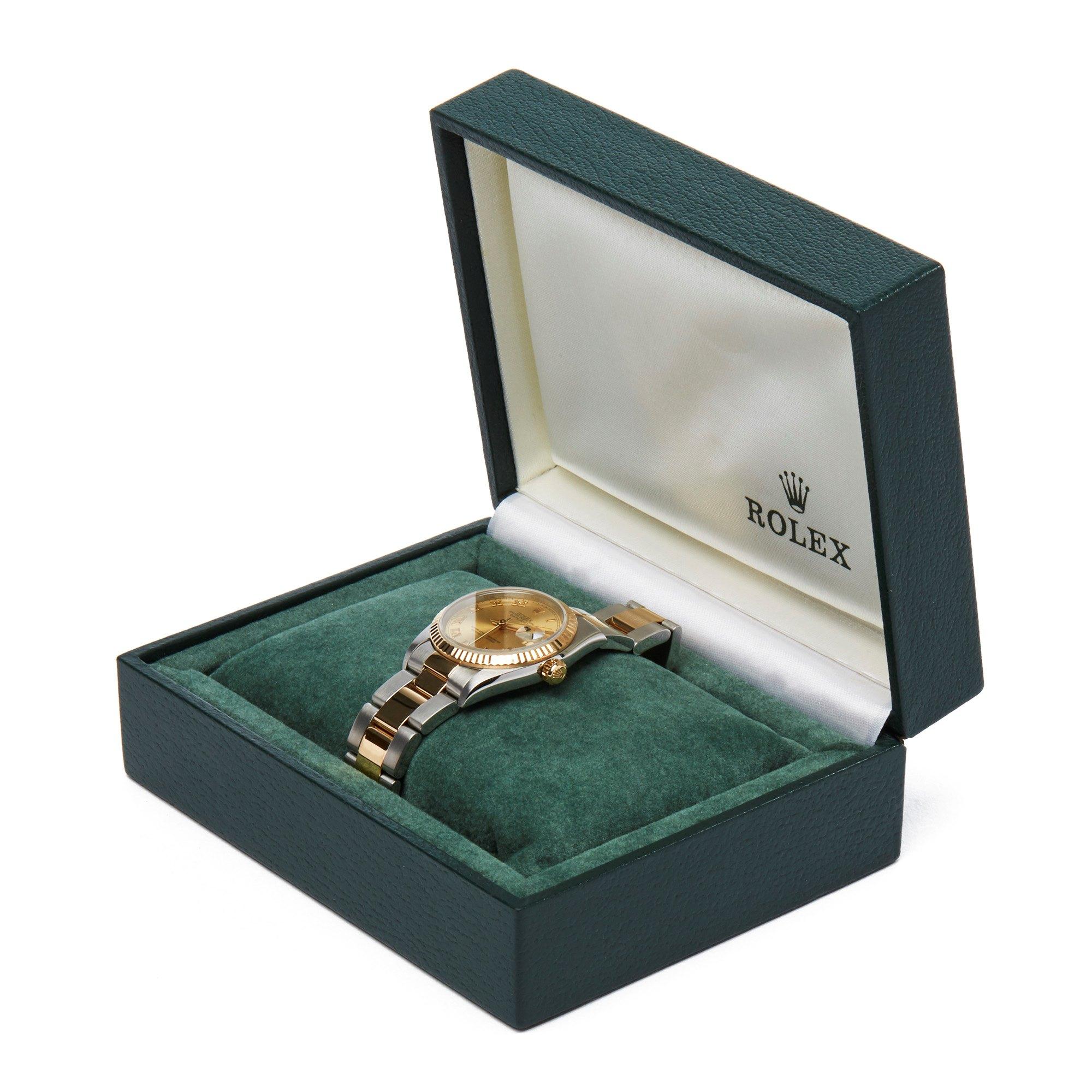 Rolex Datejust 31 68273 Ladies Stainless Steel and Yellow Gold Watch 4