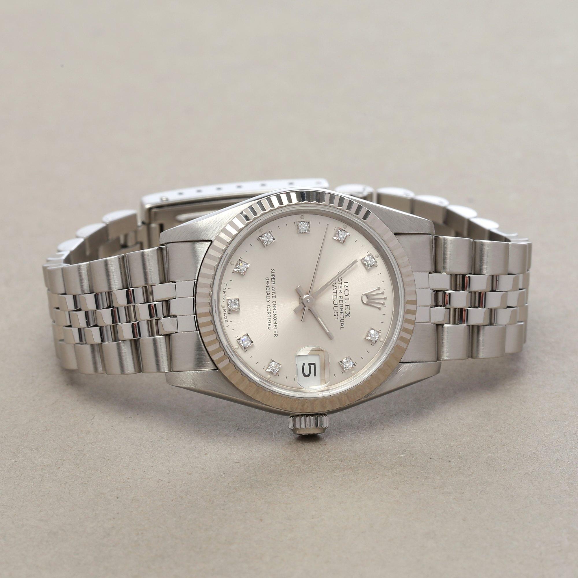 Rolex Datejust 31 68274 Ladies Stainless Steel Watch In Good Condition In Bishops Stortford, Hertfordshire