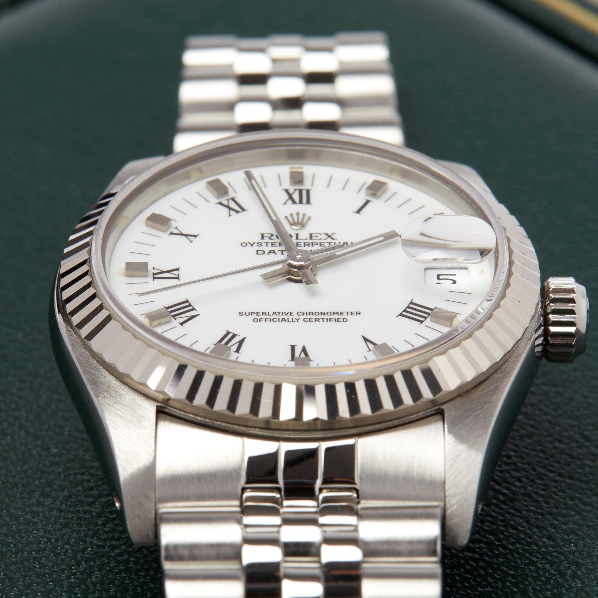 Women's Rolex Datejust 31 68274 Ladies Stainless Steel and White Gold Watch