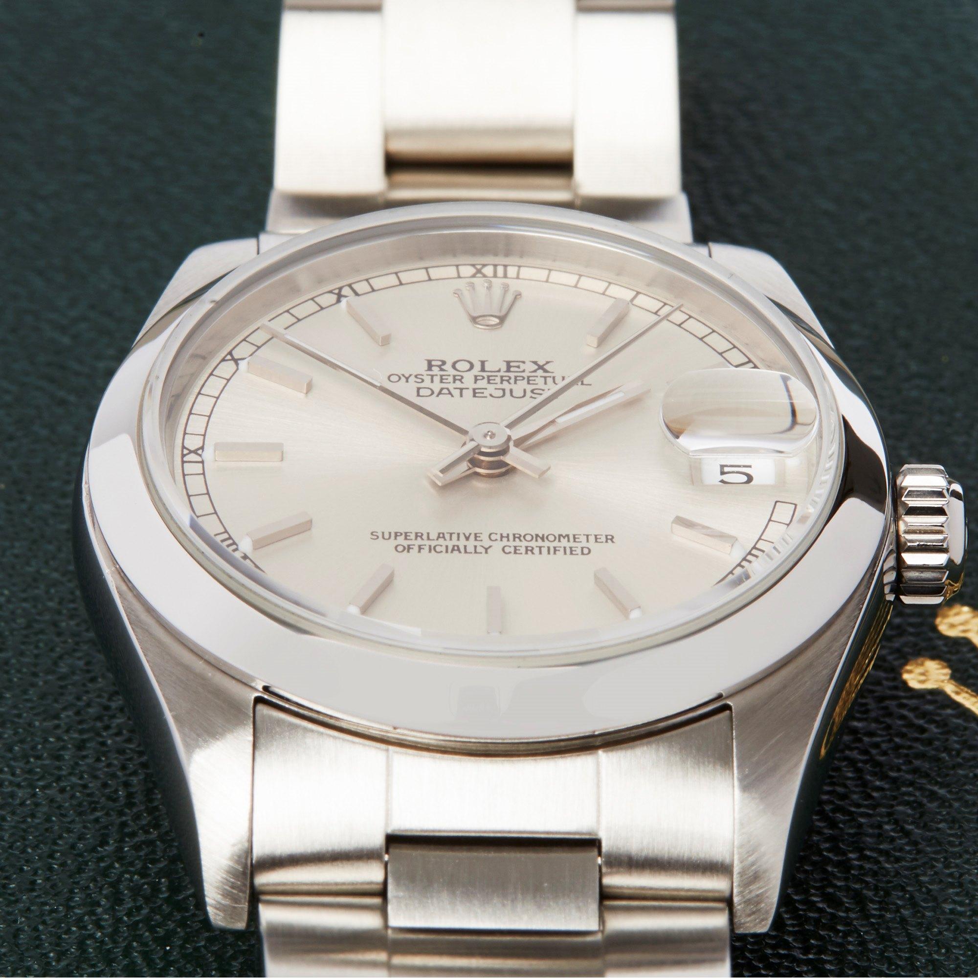 Women's Rolex Datejust 31 78240 Ladies Stainless Steel Watch