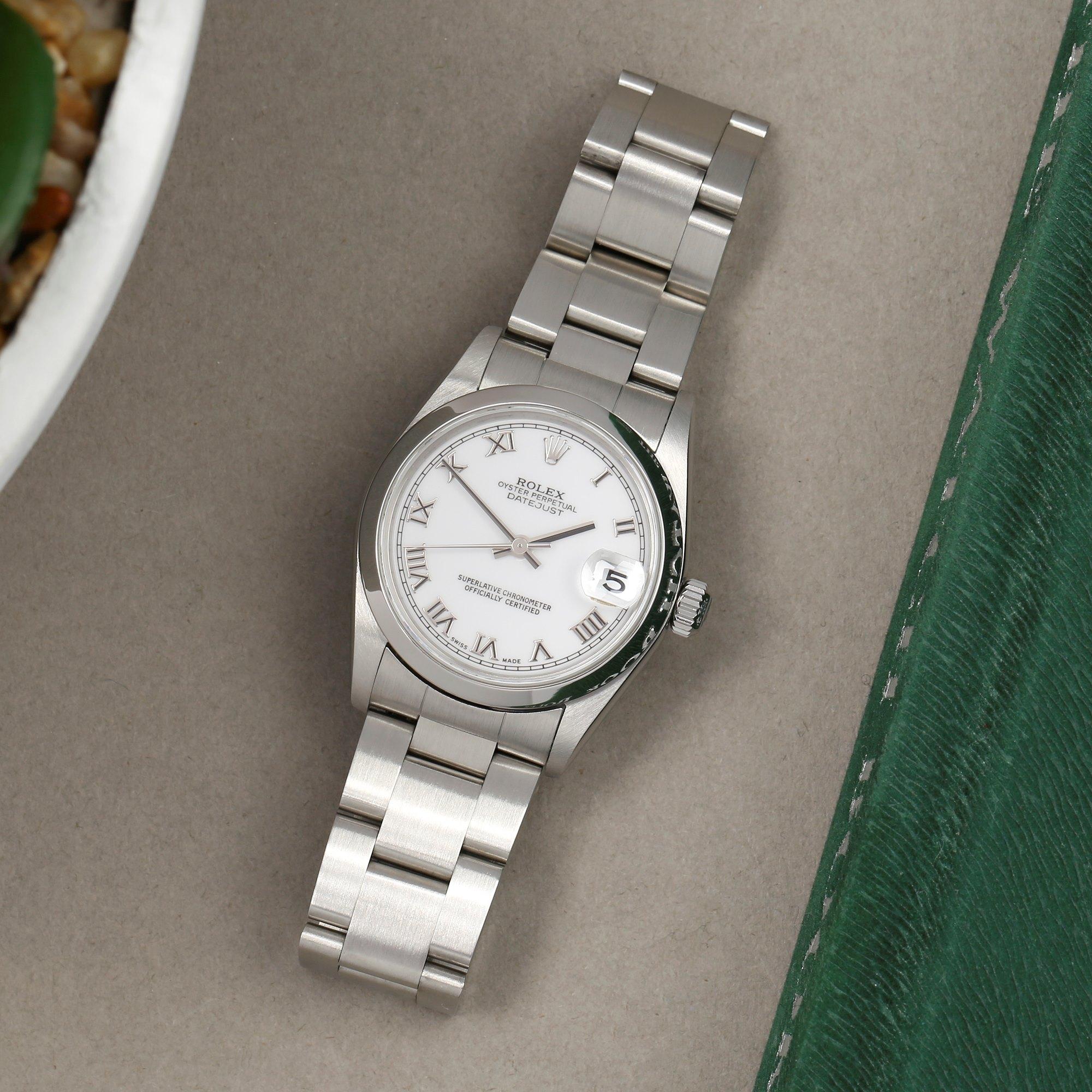 Rolex Datejust 31 78240 Ladies Stainless Steel Watch 5