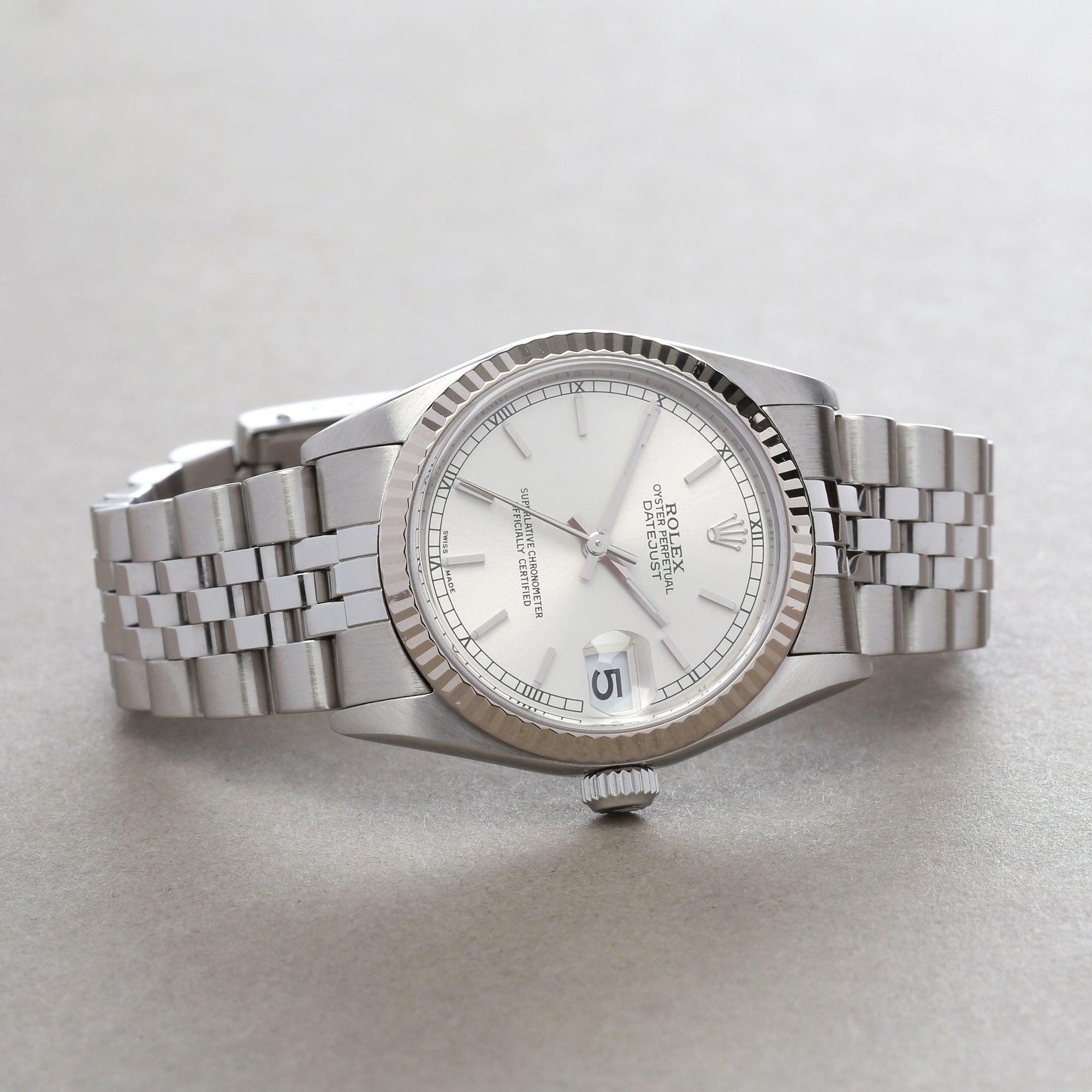 Rolex Datejust 31 78274 Ladies Stainless Steel Watch In Good Condition In Bishops Stortford, Hertfordshire