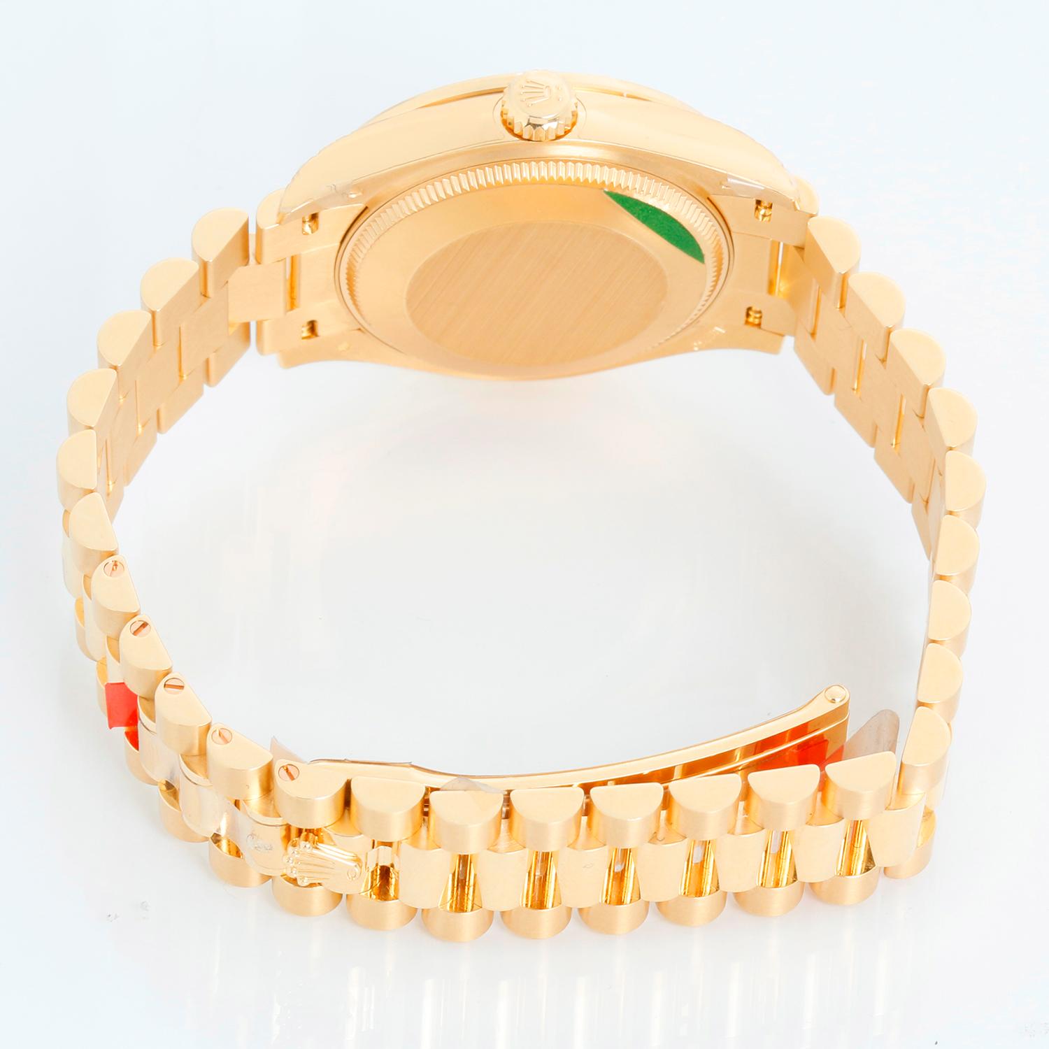 Women's or Men's Rolex Datejust 31 Midsize 18K Yellow Gold Watch 278288RBR For Sale
