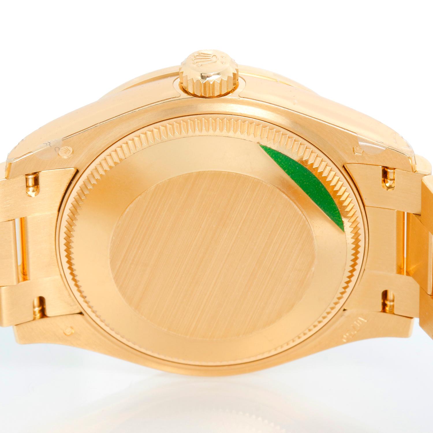 Rolex Datejust 31 Midsize 18K Yellow Gold Watch 278288RBR For Sale 1