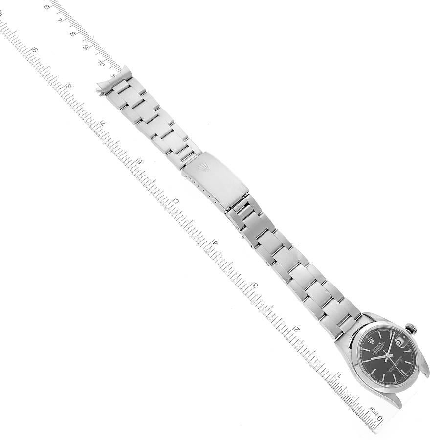 Rolex Datejust 31 Midsize Black Dial Steel Ladies Watch 78240 For Sale 4