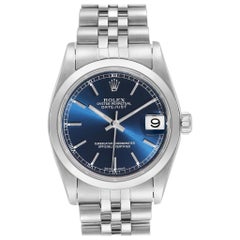 Rolex Datejust 31 Midsize Blue Dial Steel Ladies Watch 78240