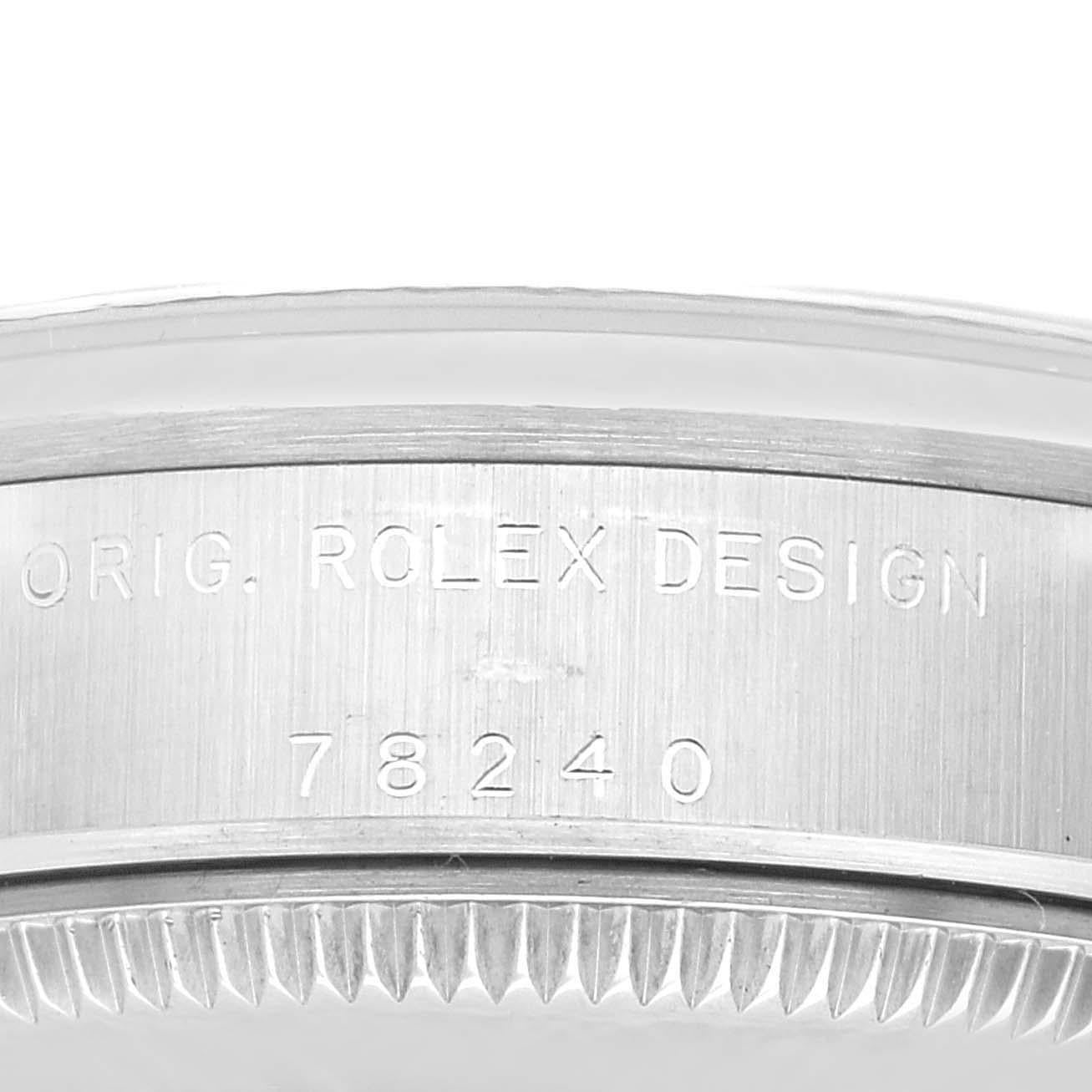 Rolex Datejust 31 Midsize Blue Roman Dial Steel Ladies Watch 78240 1