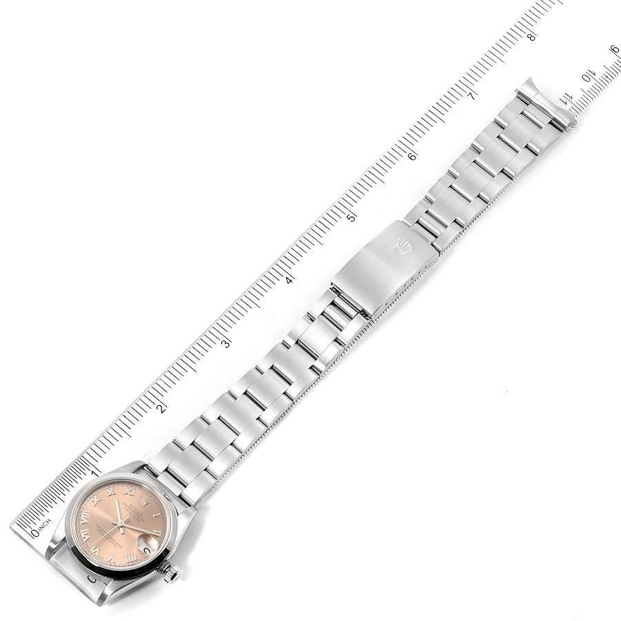 Rolex Datejust 31 Midsize Salmon Dial Ladies Watch 78240 For Sale 3