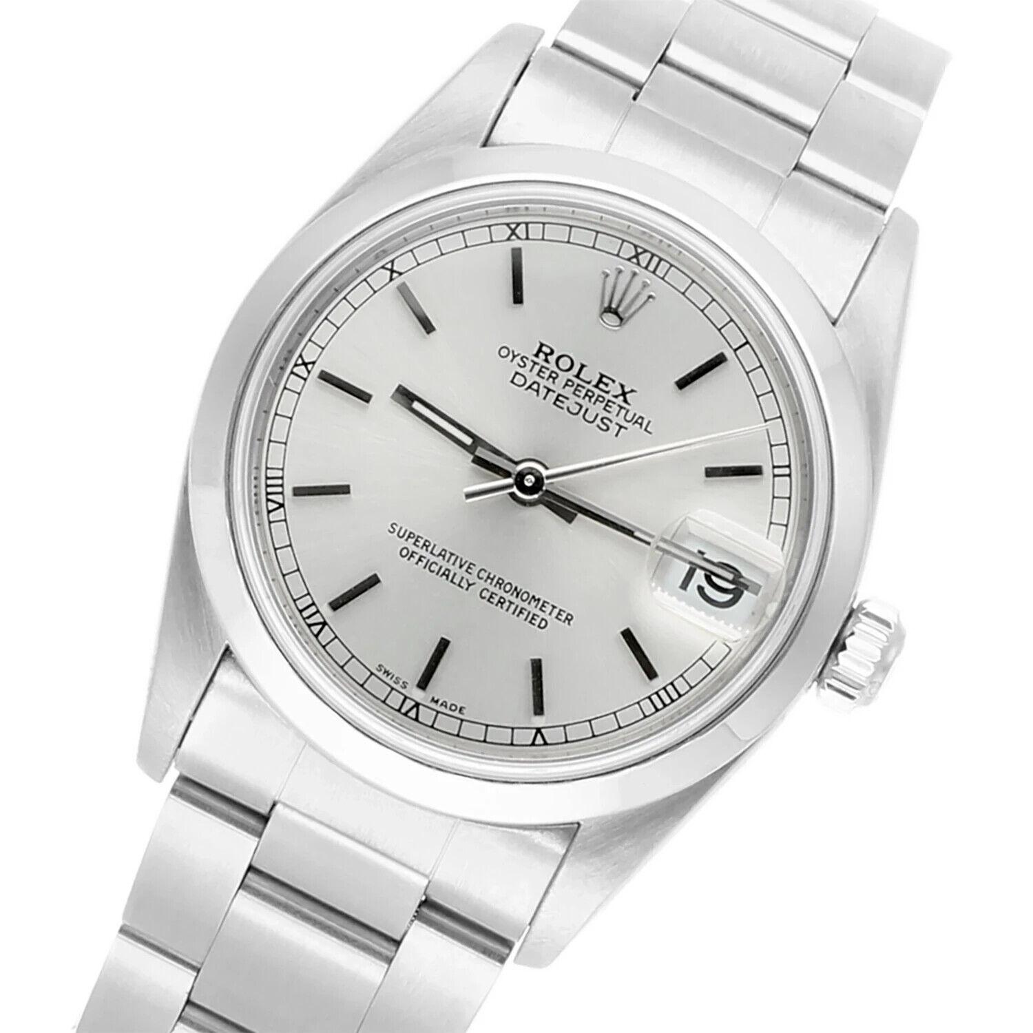 Rolex Datejust 31 Midsize Silver Dial Stainless Steel Ladies Watch Oyster 78240 For Sale 3
