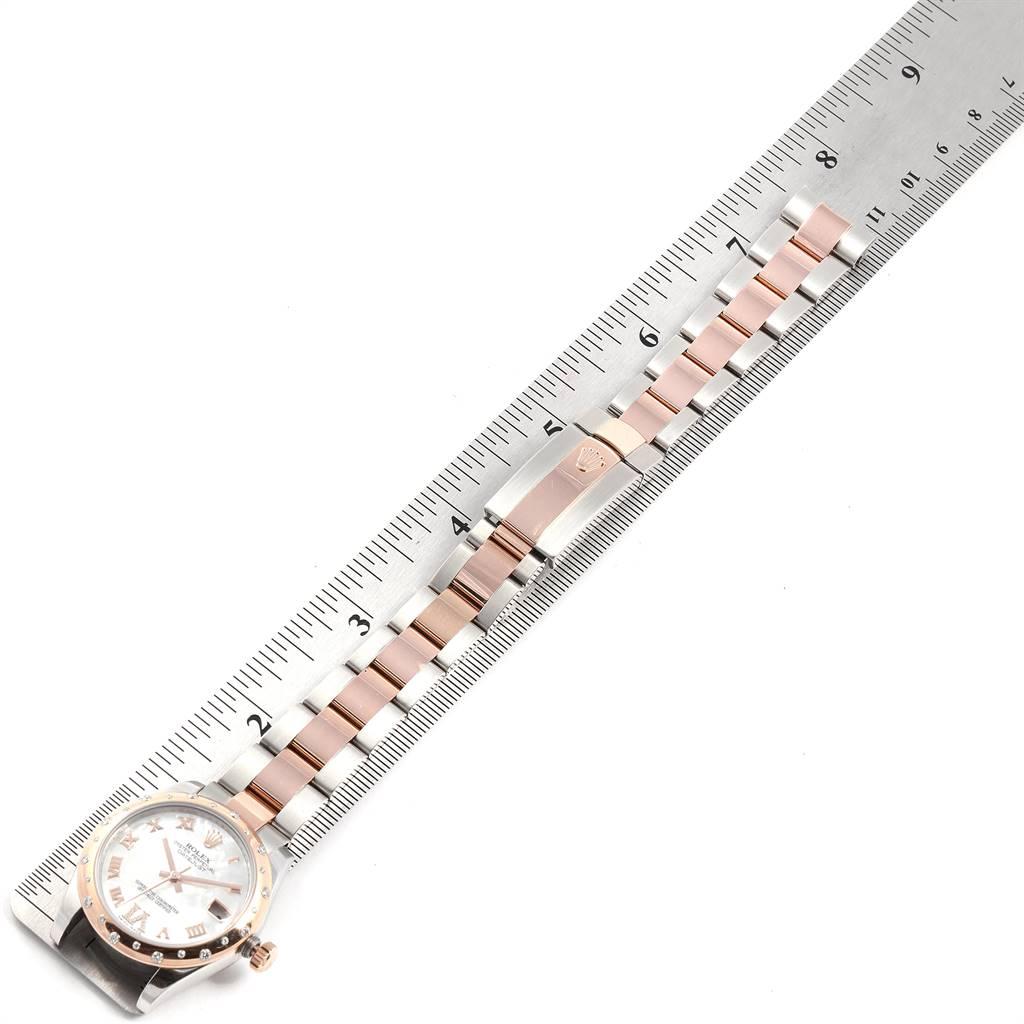 Rolex Datejust 31 Midsize Steel Everose Gold Diamond Ladies Watch 178341 6