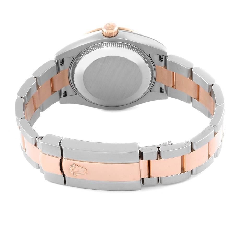 Rolex Datejust Midsize Steel Everose Gold Diamond Watch 178341 5