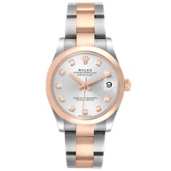 Rolex Datejust 31 Midsize Stahl Roségold Diamant-Zifferblattuhr 278241