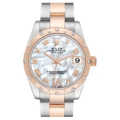 Rolex Datejust 31 Midsize Steel Rose Gold Diamond Ladies Watch 178341