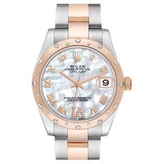 Rolex Datejust 31 Midsize Orologio da donna in acciaio e oro rosa con diamanti 178341