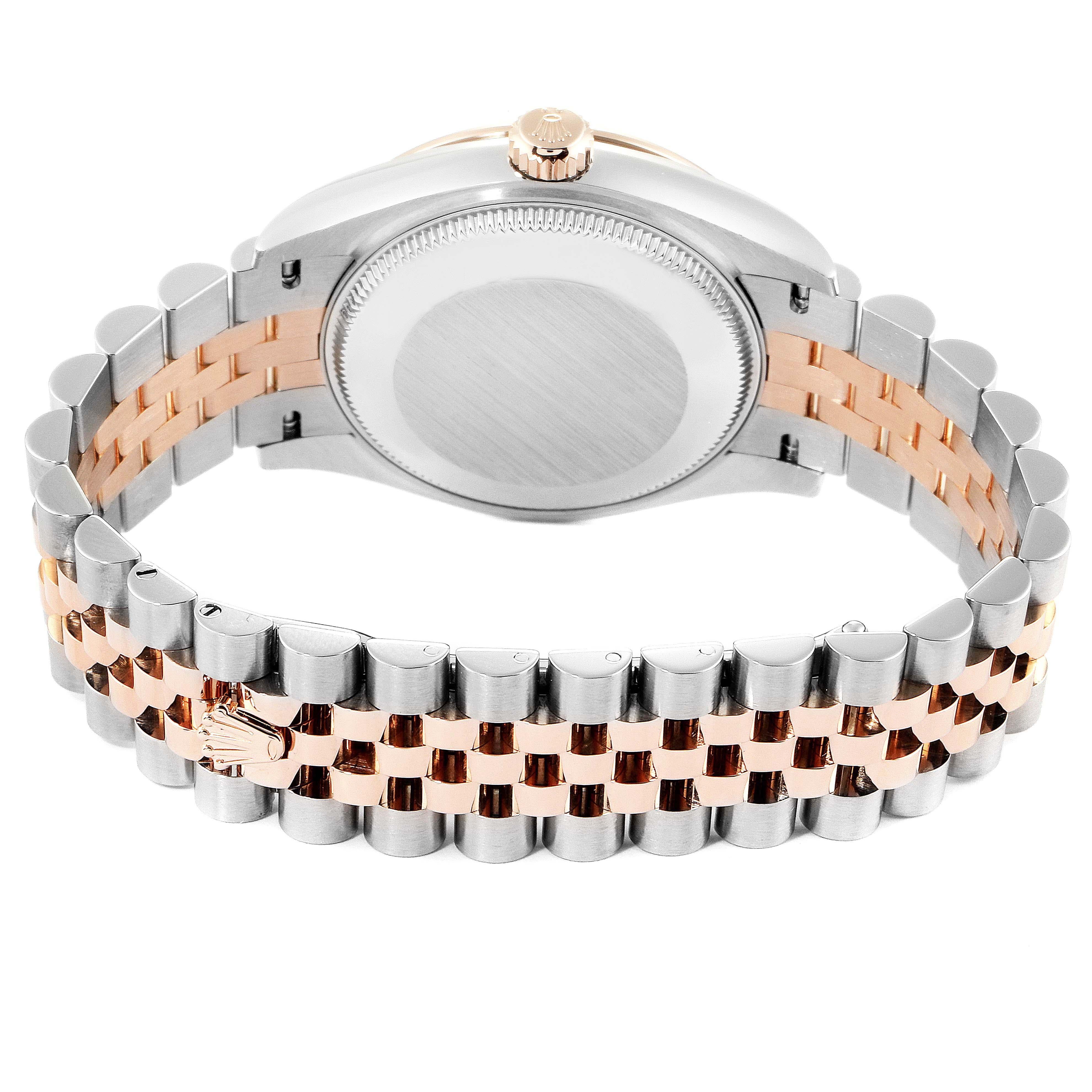 Rolex Datejust 31 Midsize Steel Rose Gold Diamond Ladies Watch 278271 For Sale 4