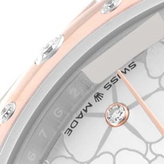 Rolex Datejust 31 Midsize Acero Oro rosa Diamante Reloj de señora 278341 Sin usar