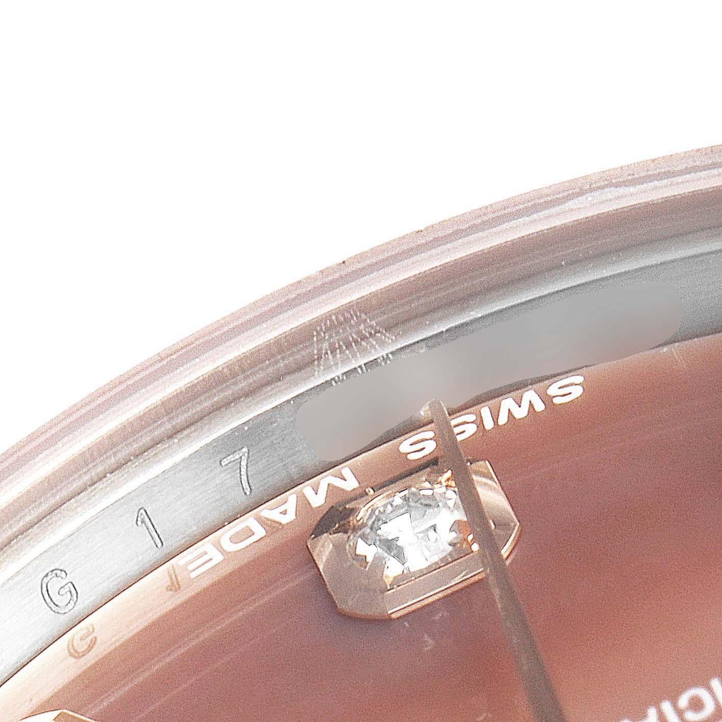 Rolex Datejust 31 Midsize Steel Rose Gold MOP Diamond Ladies Watch 178241 2